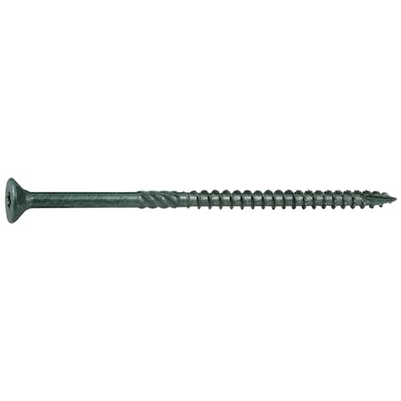 Saberdrive Deck Screw, #10 x 4 in, Steel, Flat Head, Torx Drive, 48 PK 09312